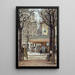 hoek van de Gassendi-straat en de Avenue du Maine XIV Parijs - Félix Brard — ingelijst kunstwerk aan de muur