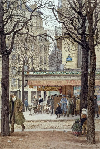 Flix Brard - Angle de la rue Gassendi et de lAvenue du Maine XIV Paris.webp