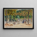 van Les Sidis, place des Écoles, place du Marché en square de la mairie van het 14e arrondissement - Félix Brard — ingelijst kunstwerk aan de muur