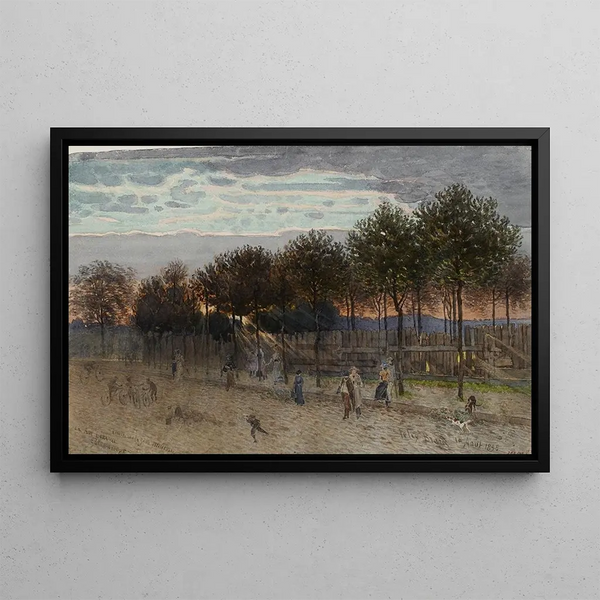 Flix Brard - Vue de la rue Lakanal au Grand Montrouge.webp