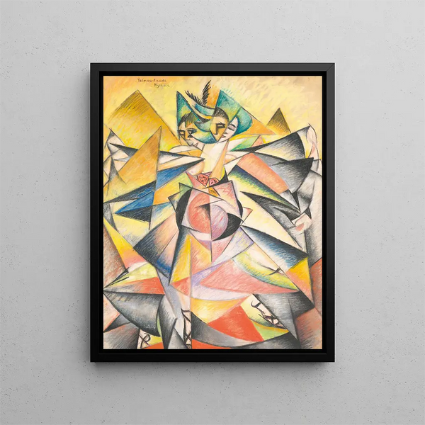 Trémoutarde Rythme - Félix Del Marle — framed artwork on a wall
