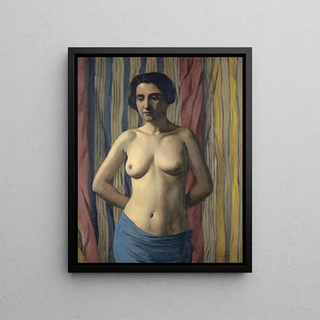 Flix Vallotton - Nude with Blue Sash.webp