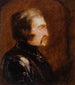 Zelfportret in harnas - Félix Ziem — weergave van het kunstwerk