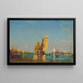 Bateaux - Félix Ziem — ingelijst kunstwerk aan de muur