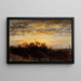 Zonsondergang (Conflictopstelling) - Félix Ziem — ingelijst kunstwerk aan de muur