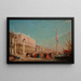 Embarkatie op de kade - Félix Ziem — ingelijst kunstwerk aan de muur