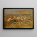Flamingo's - Félix Ziem — ingelijst kunstwerk aan de muur