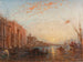 Overstroming in Venetië - Félix Ziem — weergave van het kunstwerk