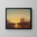 Khartoum, zonsondergang - Félix Ziem — ingelijst kunstwerk aan de muur