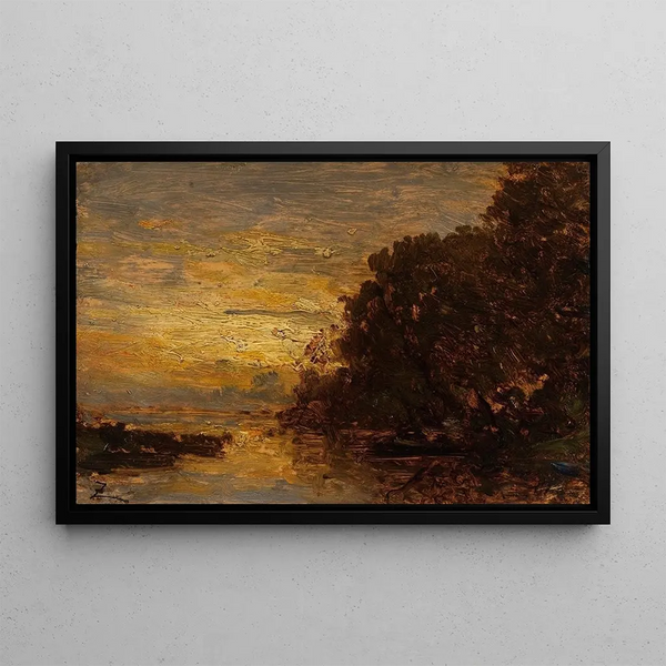 Flix Ziem - La Seine Billancourt coucher de soleil.webp