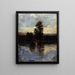 La Seine - Félix Ziem — ingelijst kunstwerk aan de muur