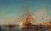 Het kanonvuur - Félix Ziem — weergave van het kunstwerk