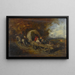 De Wieg - Félix Ziem — ingelijst kunstwerk aan de muur