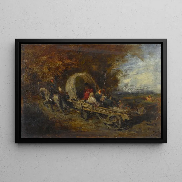 De Wieg - Félix Ziem — ingelijst kunstwerk aan de muur