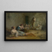 Het harem - Félix Ziem — ingelijst kunstwerk aan de muur