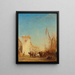 Le quai Saint - Jean à Marseille - Félix Ziem — ingelijst kunstwerk aan de muur