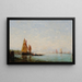 Marine Constantinopel - Félix Ziem — ingelijst kunstwerk aan de muur