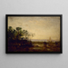Martigues Schemeringseffect - Félix Ziem — ingelijst kunstwerk aan de muur
