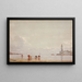 van vissers met schelpen in Antibes - Félix Ziem — ingelijst kunstwerk aan de muur