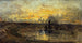 Draaiende rivier - Félix Ziem — weergave van het kunstwerk