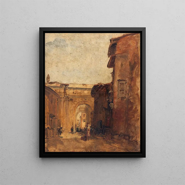 Flix Ziem - Une Rue Florence.webp