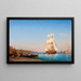 Venetië met een zeilboot - Félix Ziem — ingelijst kunstwerk aan de muur