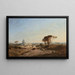 Vue van Rome en de aankomst richting Vaticaan - Félix Ziem — ingelijst kunstwerk aan de muur