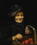 Portret van een vrouw met sinaasappels - Flora Thomas McCaig — weergave van het kunstwerk
