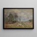 Landes au printemps - Florent Crabeels — ingelijst kunstwerk aan de muur