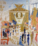 van de kathedralen van Wall Street - Florine Stettheimer — weergave van het kunstwerk
