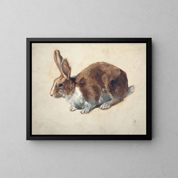 Rabbit - Floris Verster — framed artwork on a wall