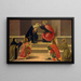 Het Kroning van de Maagd - School van Botticelli — ingelijst kunstwerk aan de muur
