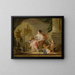 Een allegorie van de schilderkunst - School van François Boucher — ingelijst kunstwerk aan de muur