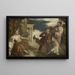 De keuze tussen de deugd en de passie - School van Paolo Veronese — ingelijst kunstwerk aan de muur