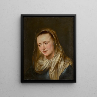 Follower of Anthony van Dyck - Head of a woman probably the Virgin.webp