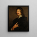 Portret van Adriaen Hanneman - School van Antoine van Dyck — ingelijst kunstwerk aan de muur