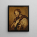 Portret van Pierre Paul Rubens 1577-1640 - School van Antoine van Dyck — ingelijst kunstwerk aan de muur