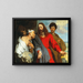 De genezing van de verlamde - School van Antoine van Dyck — ingelijst kunstwerk aan de muur