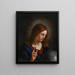 Redder van de wereld - School van Guercino — ingelijst kunstwerk aan de muur