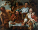 De satyr en de boer - School van Jacob Jordaens — weergave van het kunstwerk