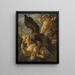 Prométhée enchaîné - École de Jacob Jordaens — ingelijst kunstwerk aan de muur