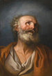 Een heilige in extase - Ecole de Jean-François de Troy — weergave van het kunstwerk