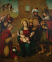 Aanbidding der Wijzen - School van Juan de Borgoña — weergave van het kunstwerk