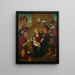 Aanbidding der Wijzen - School van Juan de Borgoña — ingelijst kunstwerk aan de muur