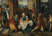 L'Adoratie der Wijzen - School van Lucas van Leyden — weergave van het kunstwerk