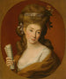 portret van Elisabeta Potocka - School van Marie-Louise Élisabeth Vigée Le Brun — weergave van het kunstwerk