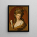 portret van Elisabeta Potocka - School van Marie-Louise Élisabeth Vigée Le Brun — ingelijst kunstwerk aan de muur