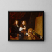 van het dubbele portret van Henri en Charles Beaubrun - School van Martin Lambert — ingelijst kunstwerk aan de muur