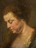 Studie voor een vrouwenhoofd - School van Peter Paul Rubens — weergave van het kunstwerk