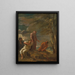 De Filosofen - Salvator Rosa School — ingelijst kunstwerk aan de muur